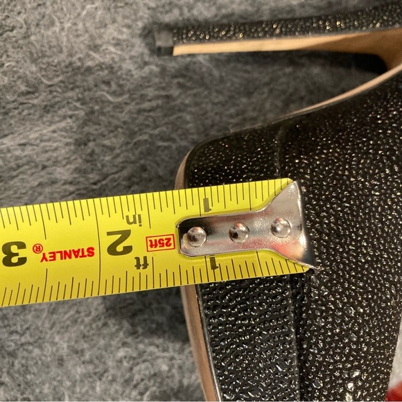 ALL SAINTS Sz 38 Spitalfields Sparkly Platform Heels Almond Toe  Pumps Shoes - Picture 6 of 13